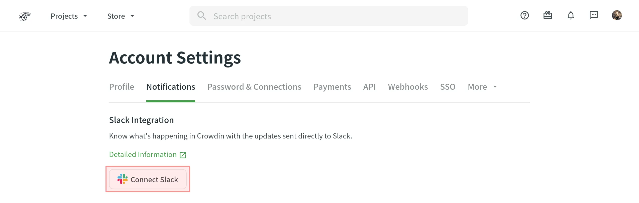 Connect Slack